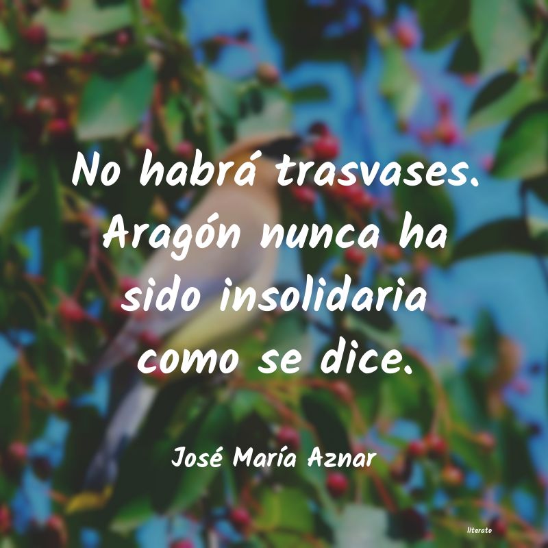 frases de José MarÃa Aznar
