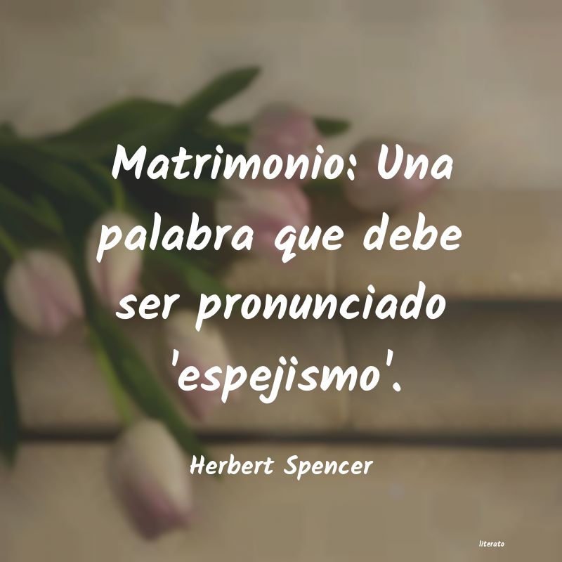 Frases de Herbert Spencer