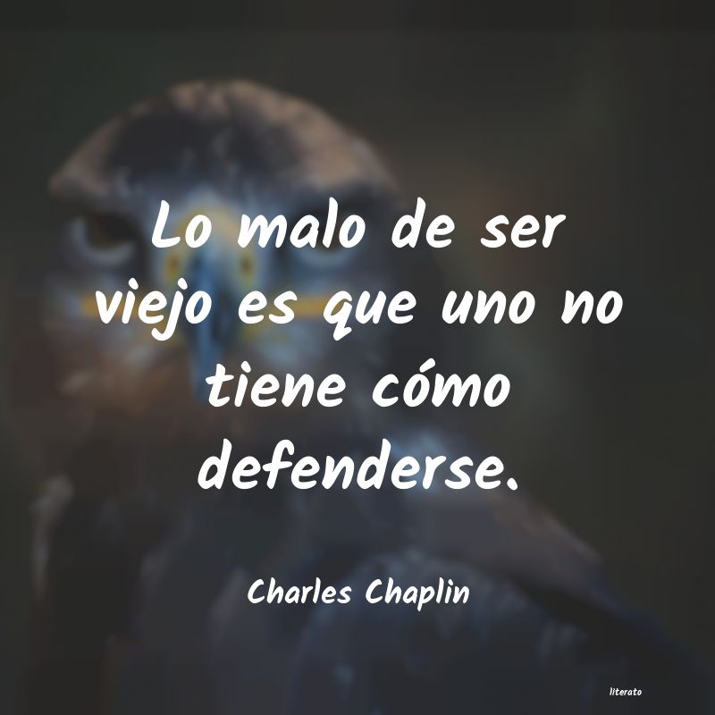 Charles Chaplin vida ya perdonÃ© errores