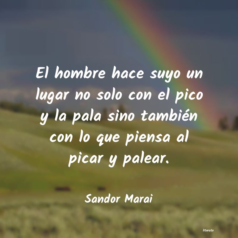 frases de Sandor Marai