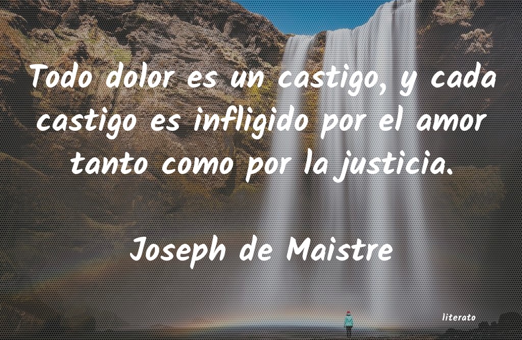 Frases de Joseph de Maistre