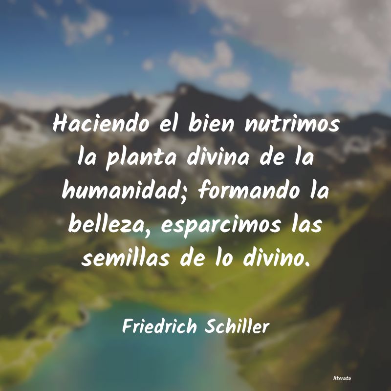 Frases de Friedrich Schiller