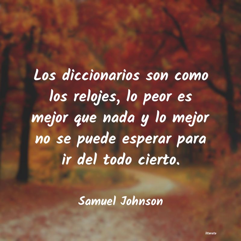 frases de Samuel Johnson