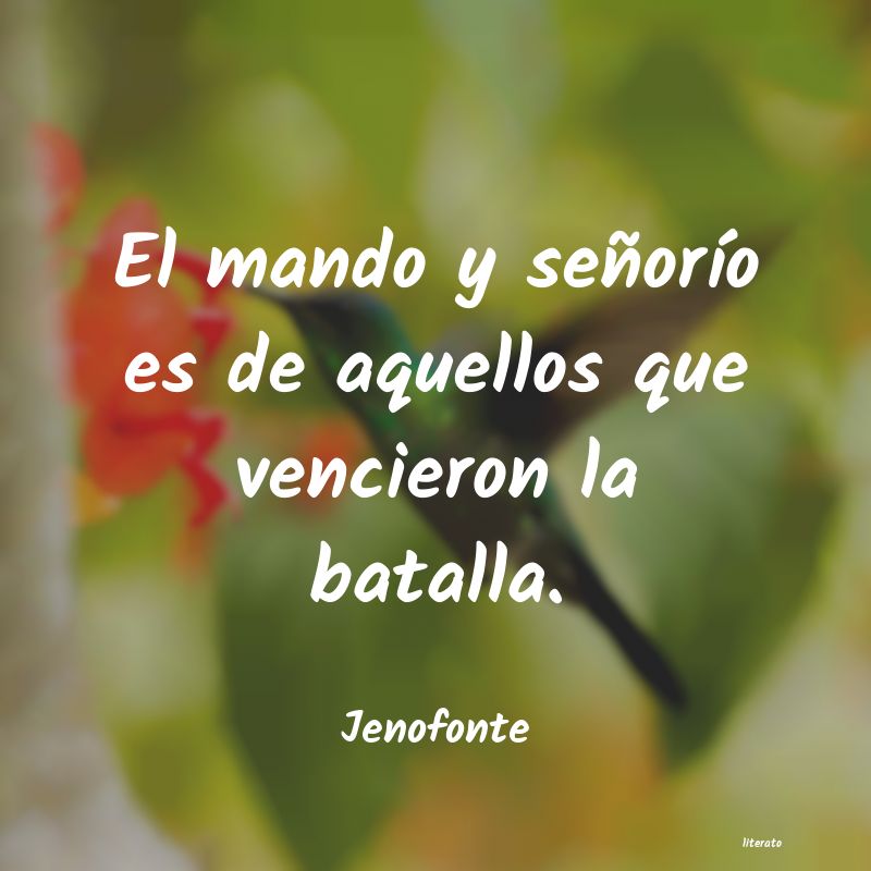 frases de Jenofonte