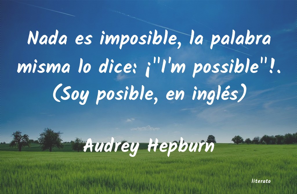 Frases de Audrey Hepburn