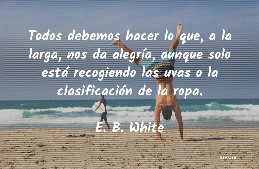 frases de E. B. White