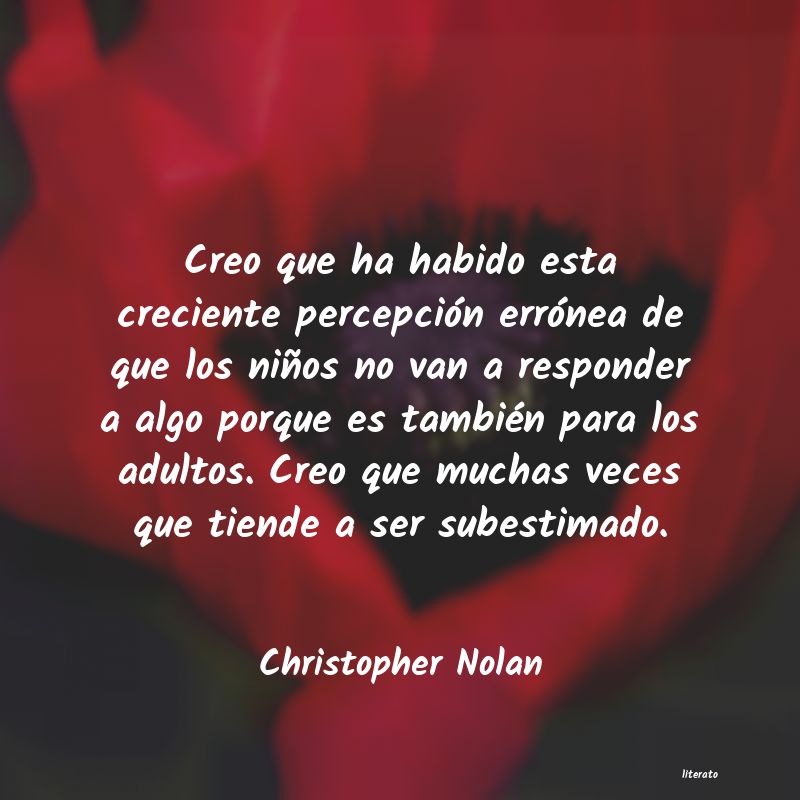 Frases de Christopher Nolan