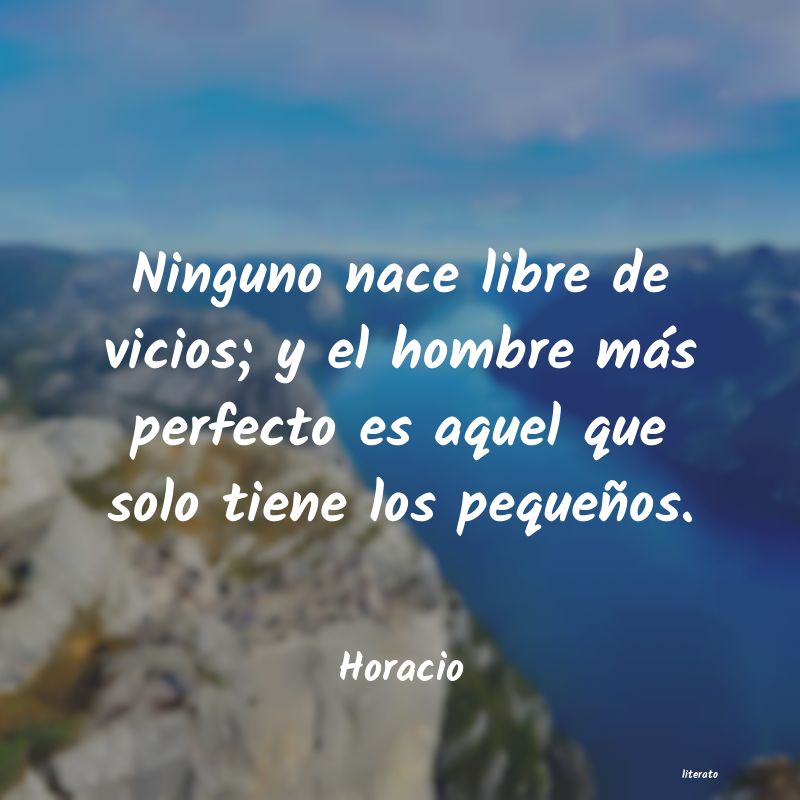 frases de Horacio