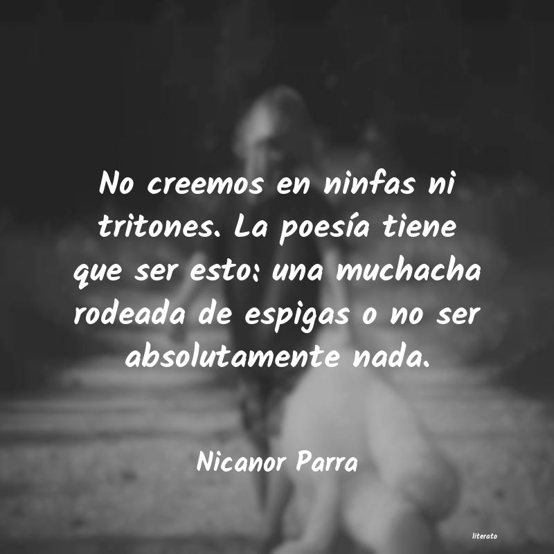 Frases de Nicanor Parra