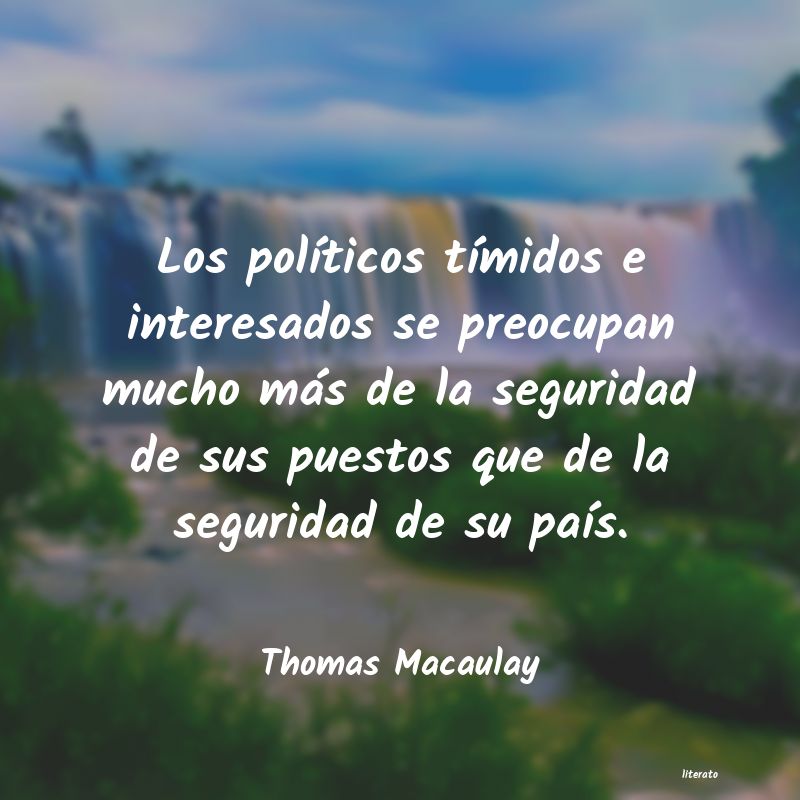 Frases de Thomas Macaulay