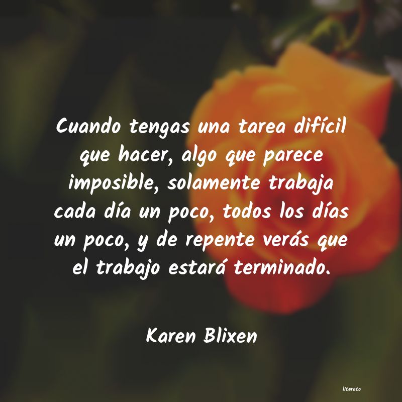 Frases de Karen Blixen