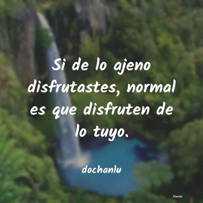 Frases de dochanlu