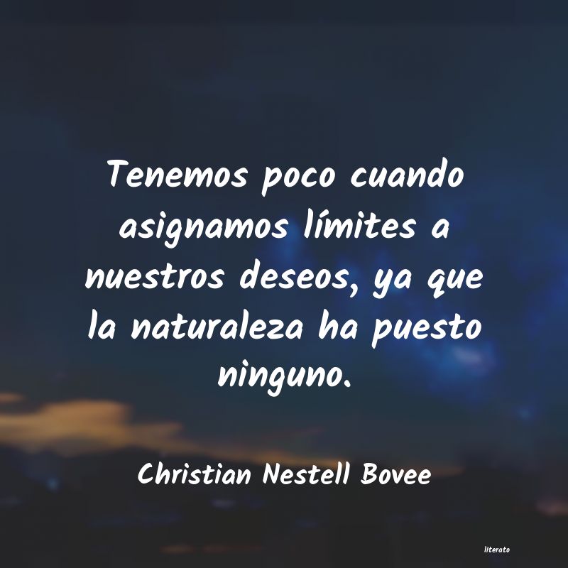 frases de Christian Nestell Bovee