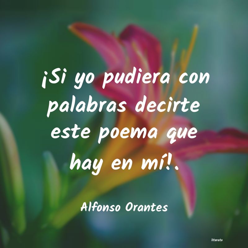 frases de Alfonso Orantes