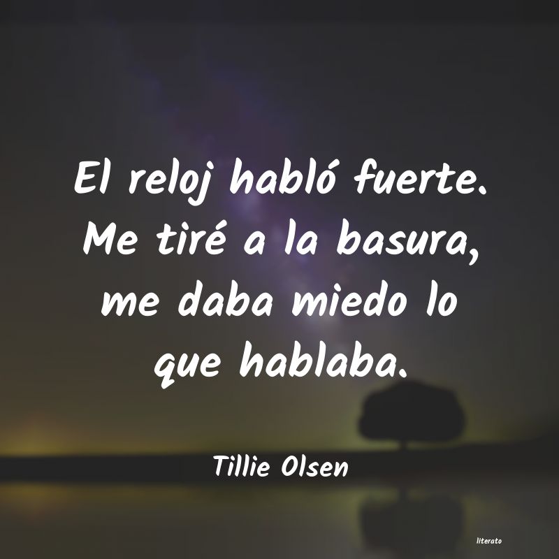 frases de Tillie Olsen