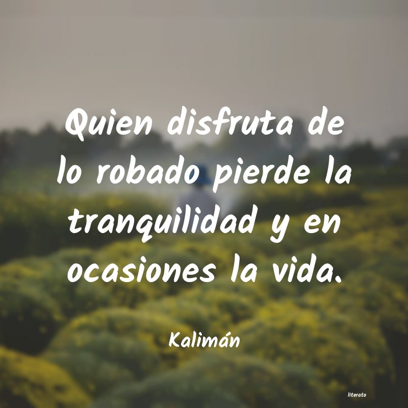 frases de Kalimán
