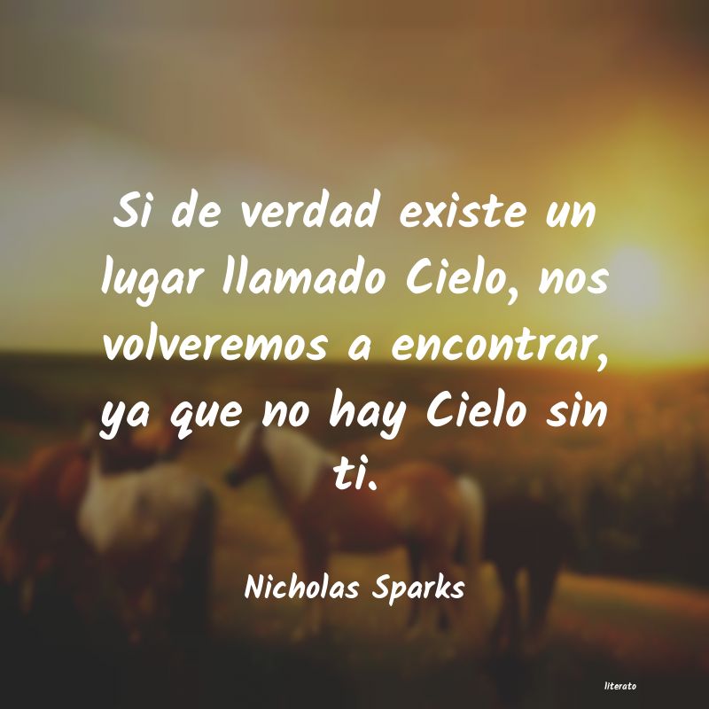 Frases de Nicholas Sparks