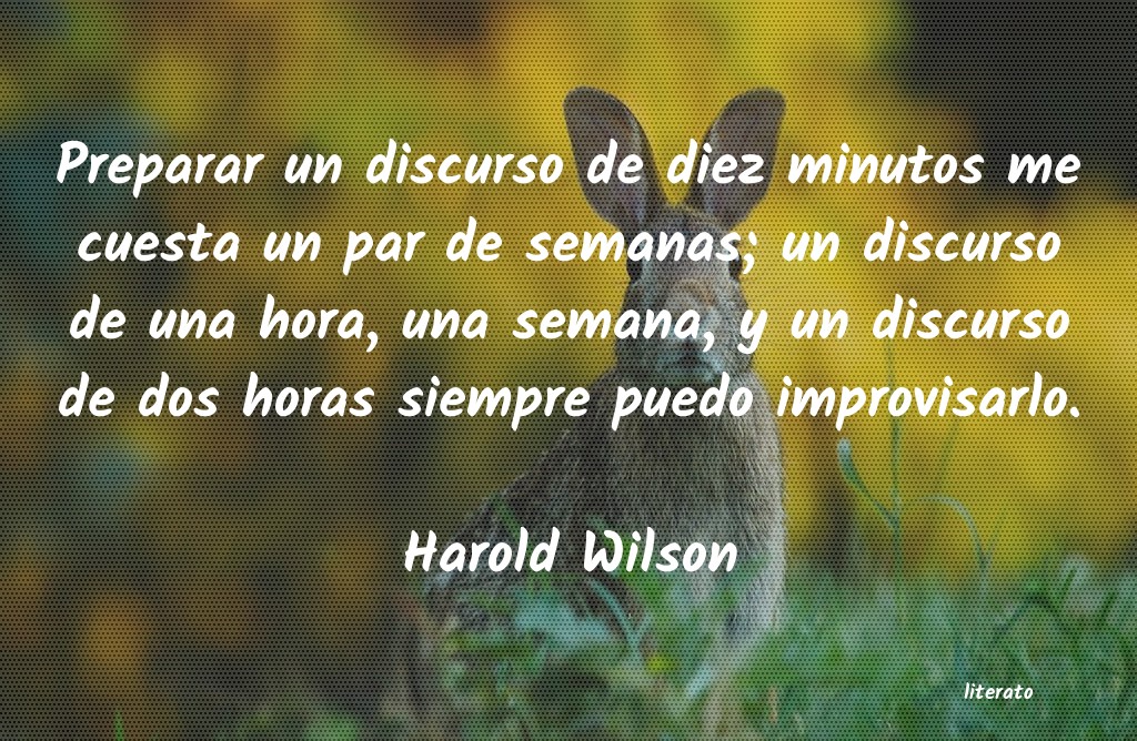 Frases de Harold Wilson