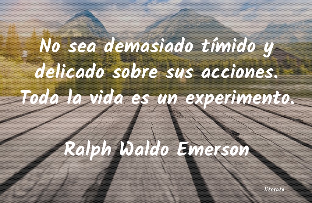 ralph waldo emerson paciencia