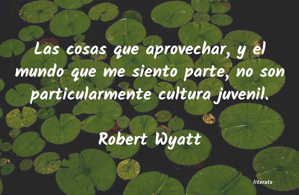 frases de Robert Wyatt