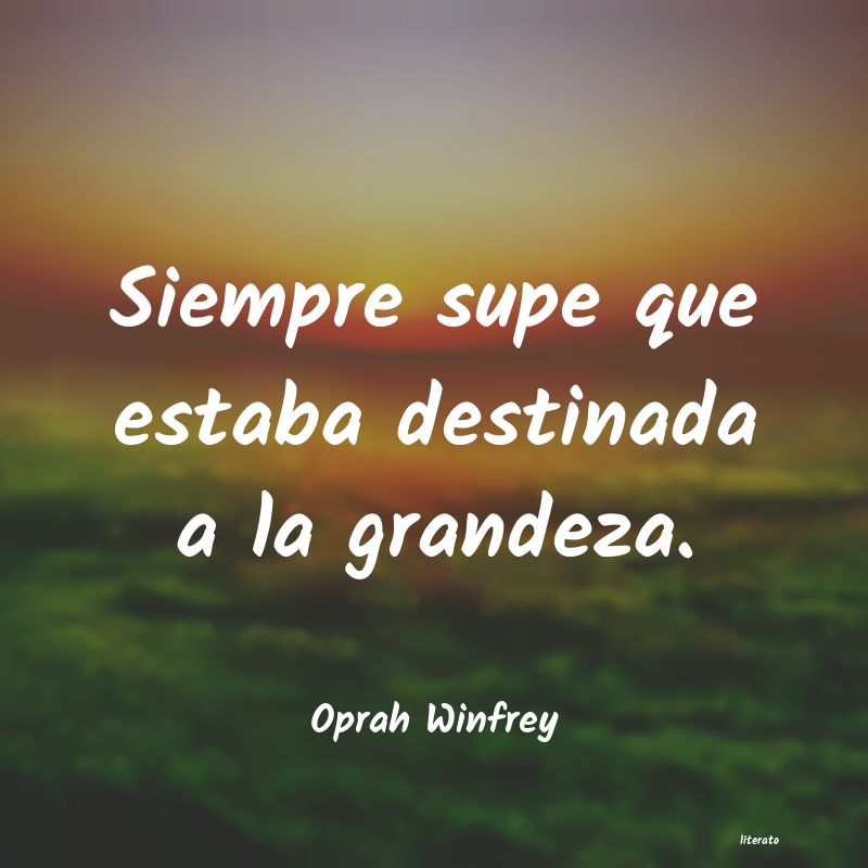 Frases de Oprah Winfrey