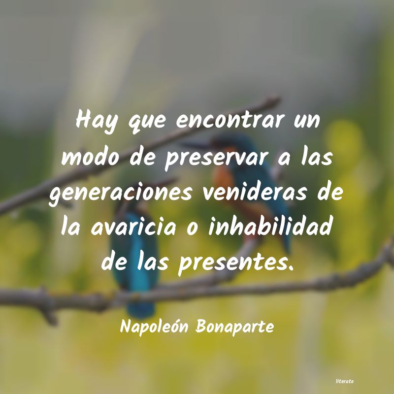 Frases de Napoleón Bonaparte