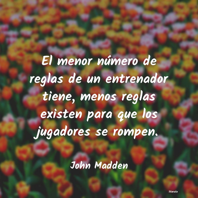 frases de John Madden