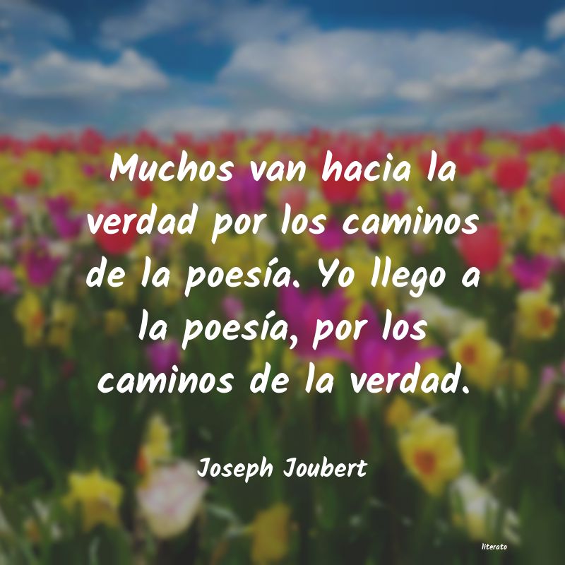 Frases de Joseph Joubert