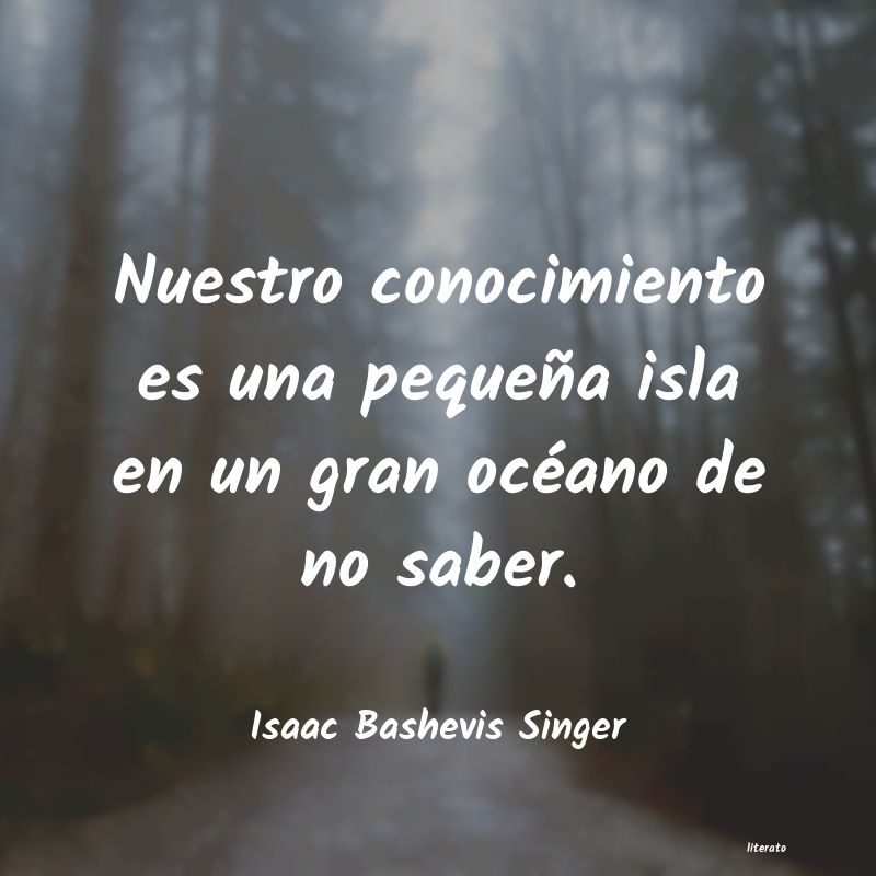 Frases de Isaac Bashevis Singer