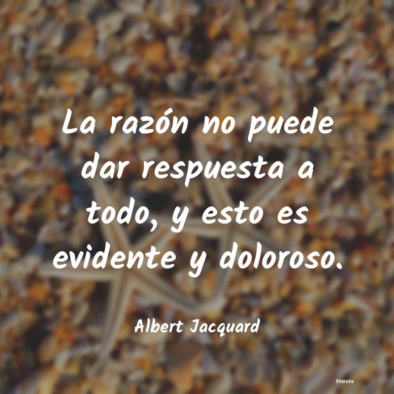 Frases de Albert Jacquard