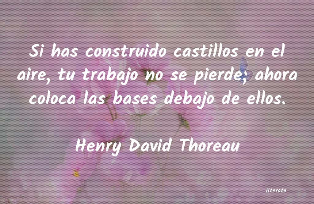 frases de Henry David Thoreau