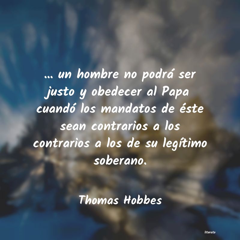 Frases de Thomas Hobbes