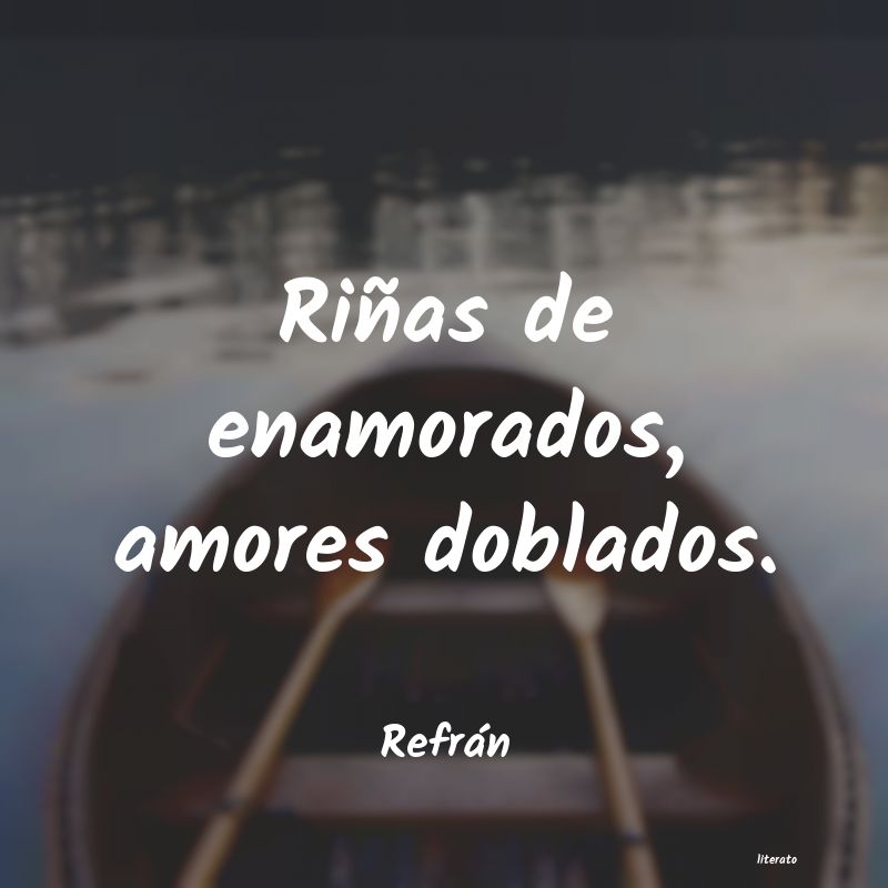 Frases de Refrán