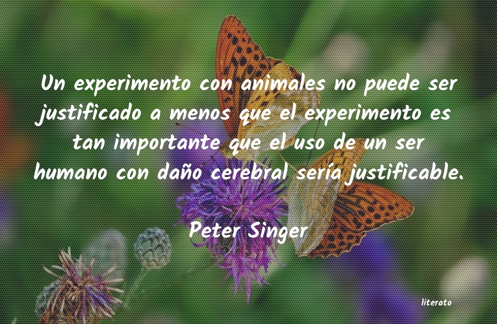 Frases de Peter Singer