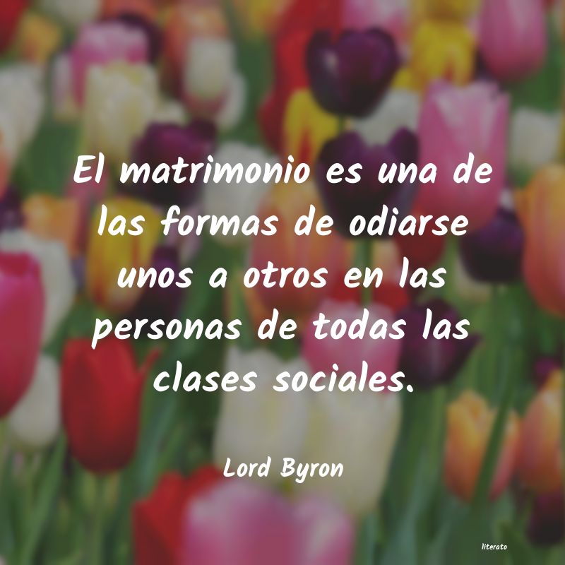 frases de Lord Byron