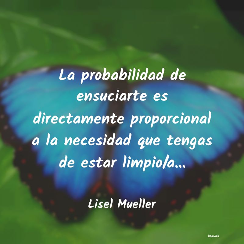 Frases de Lisel Mueller