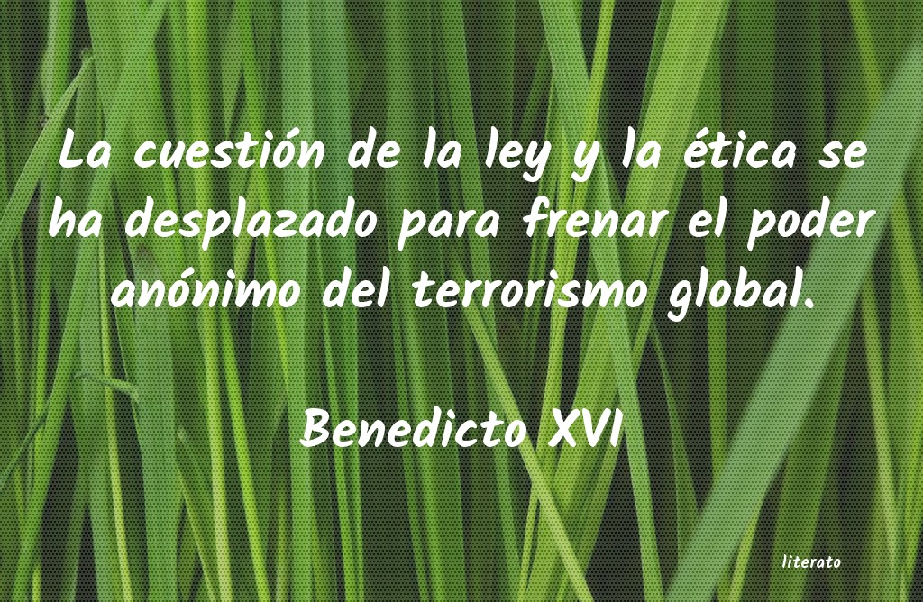 Frases de Benedicto XVI