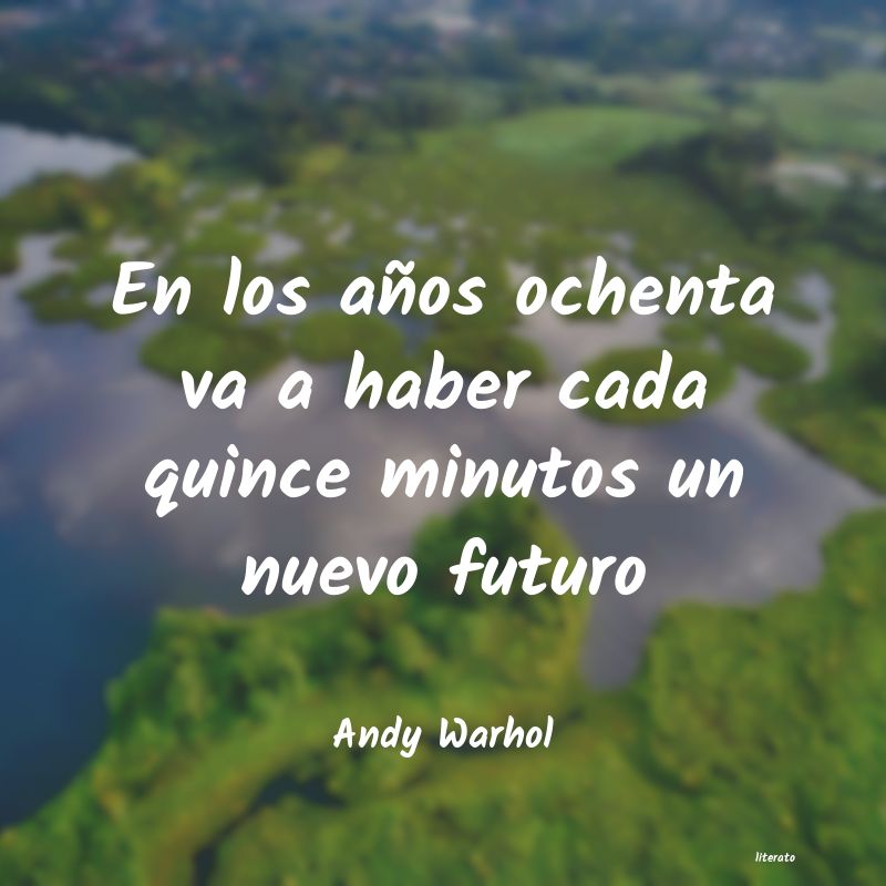 Frases de Andy Warhol