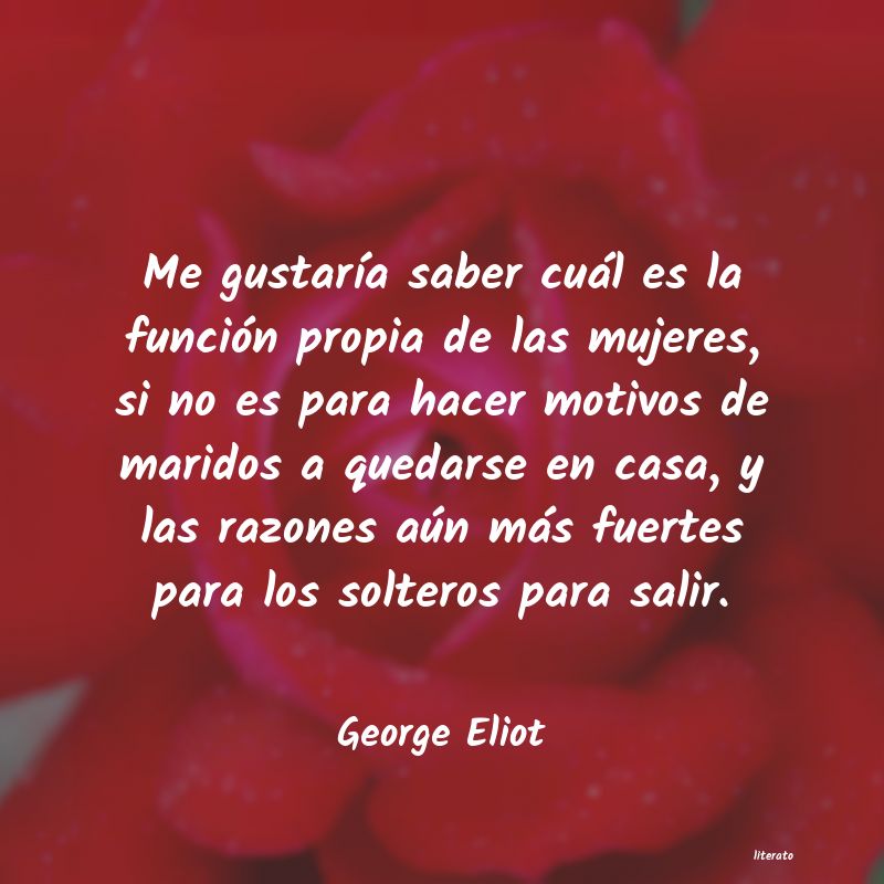 Frases de George Eliot