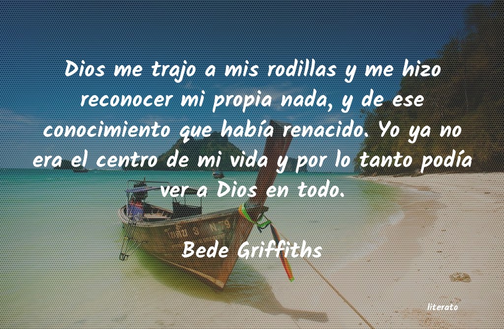 Frases de Bede Griffiths