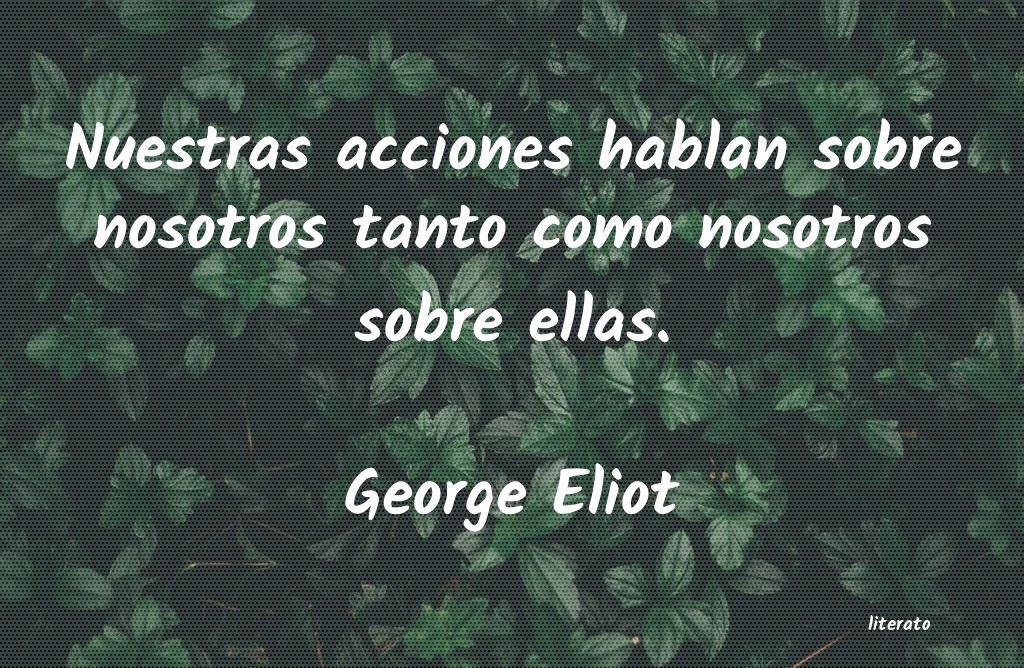 Frases de George Eliot