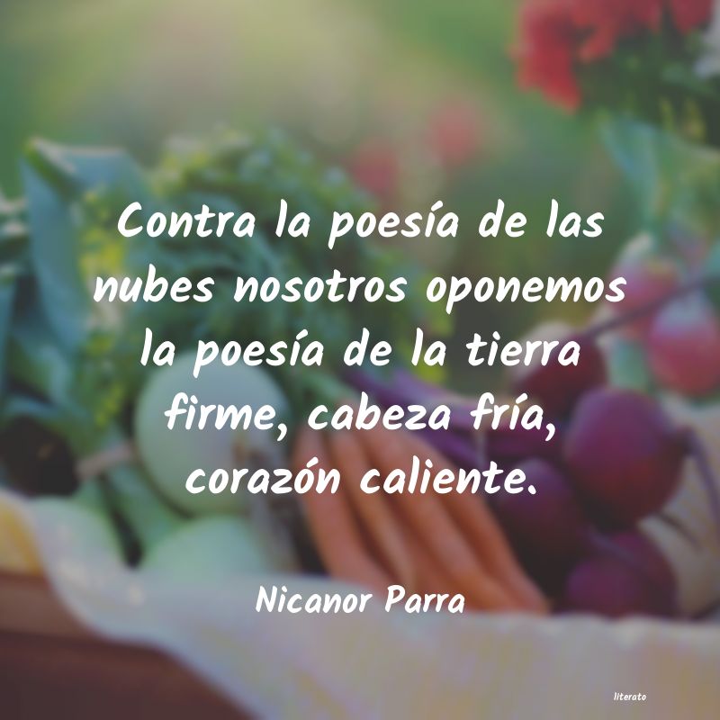 Frases de Nicanor Parra