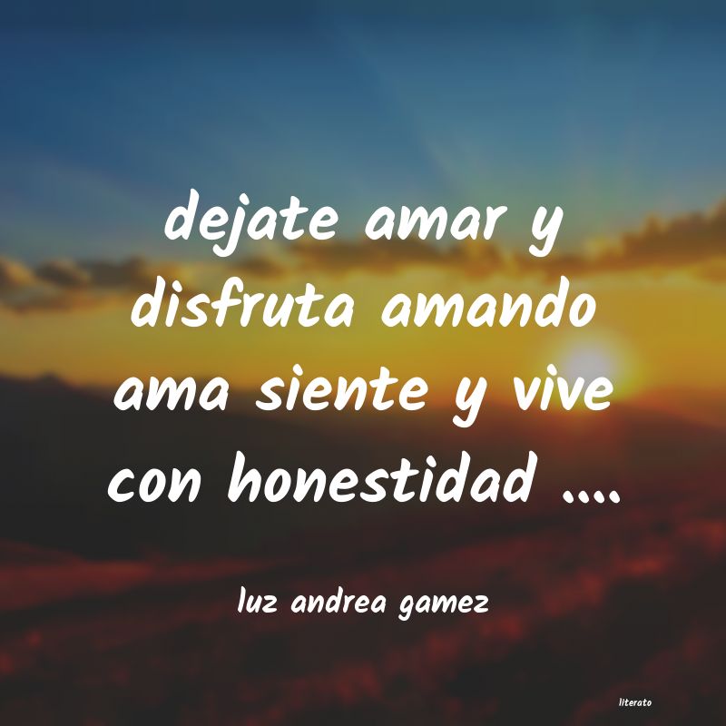 frases de luz andrea gamez