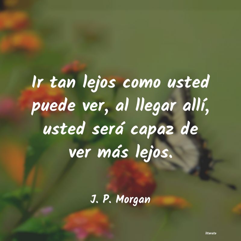 frases de J. P. Morgan