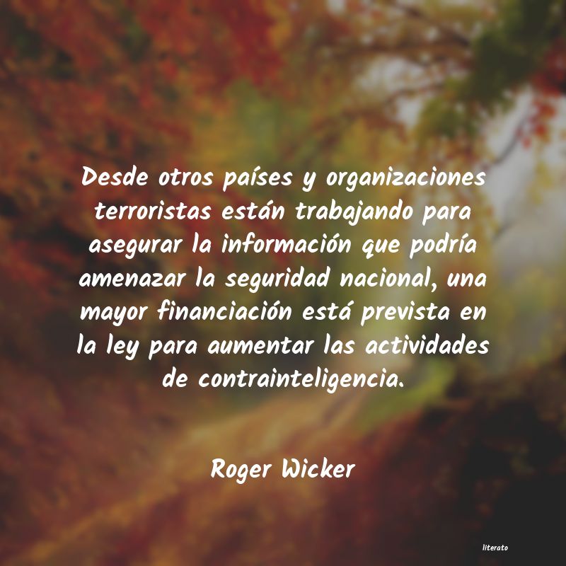 frases de Roger Wicker