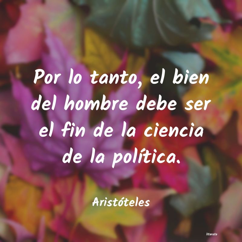 Frases de Aristóteles