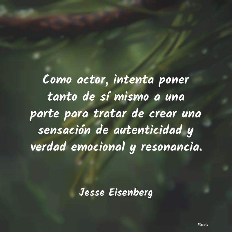 frases de Jesse Eisenberg