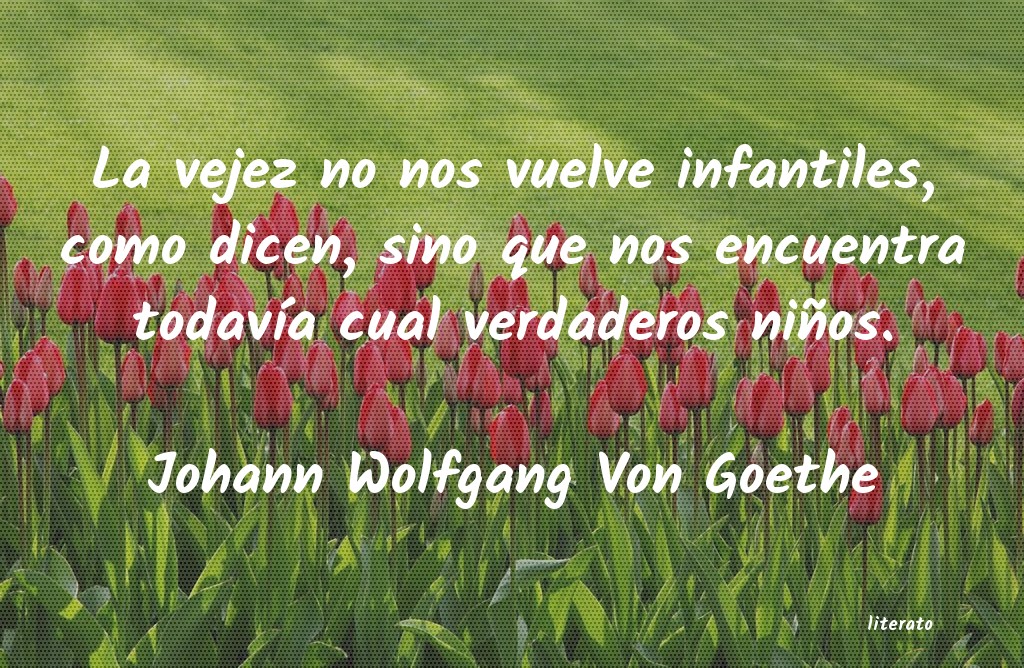 Frases de Johann Wolfgang Von Goethe