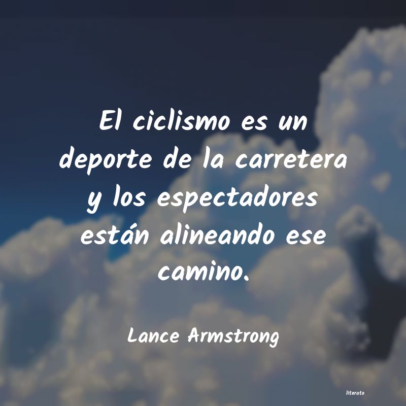 frases de Lance Armstrong