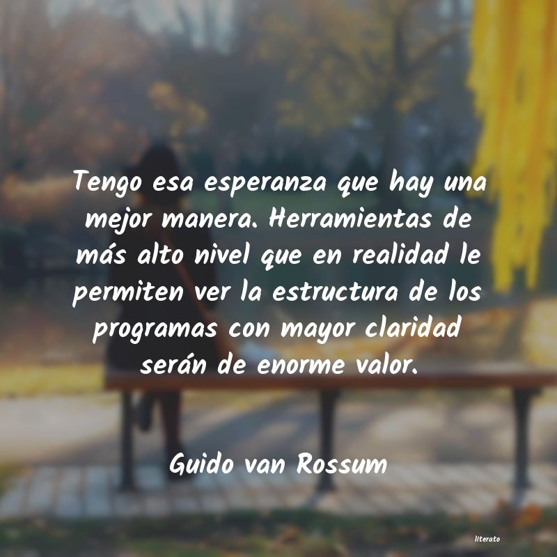 Frases de Guido van Rossum